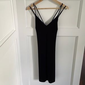 Lulu’s Navy Velvet Dress